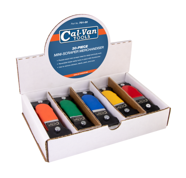 30 PC Mini Scraper Merchandiser
