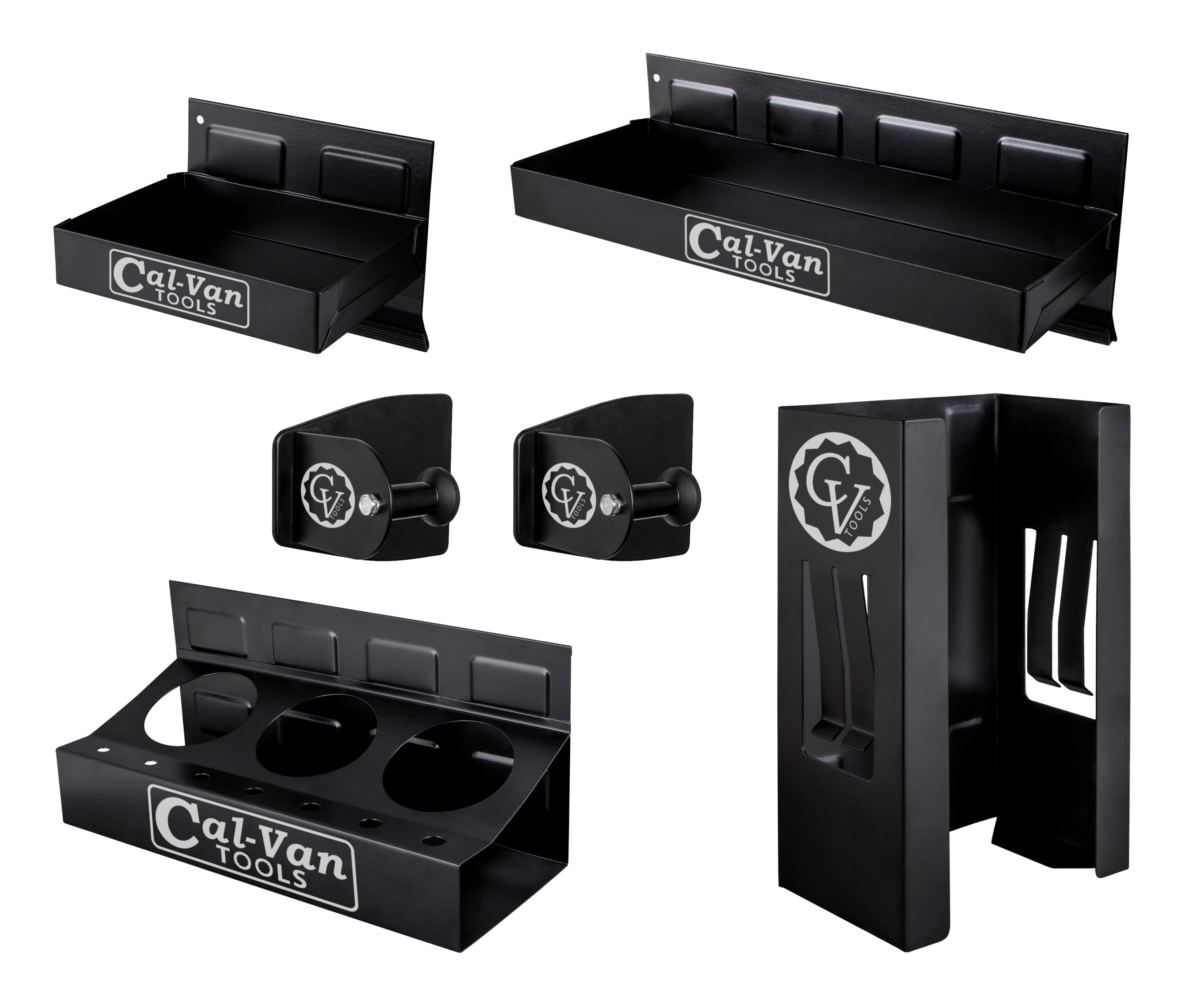 Aain Magnetic Toolbox Tray Set – Steel Holders & Paper Towel Holder – AA049